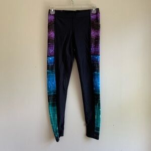 Zara Terez blue black purple leggings size S
